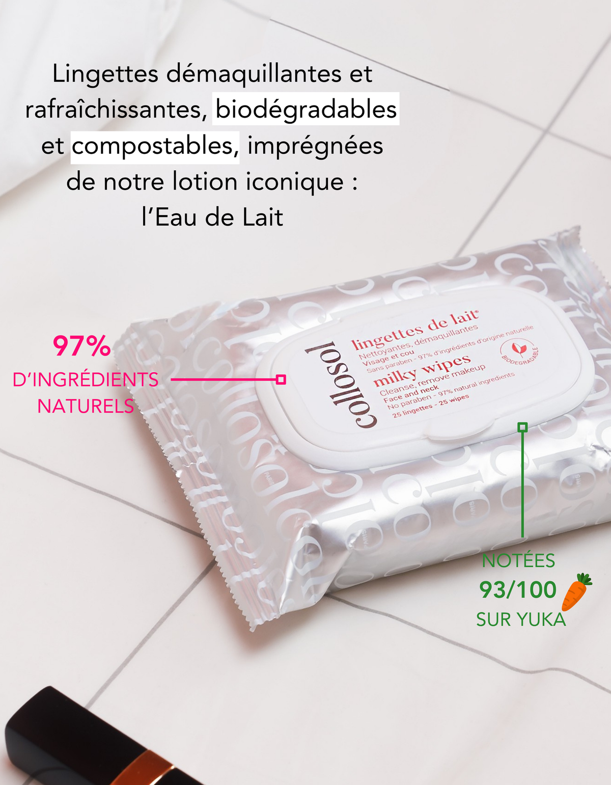 Lingettes de Lait